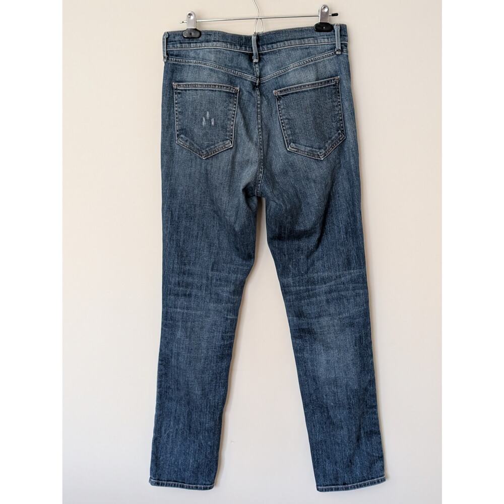Rag & Bone Size 29 High-Rise Slim Straight Ankle Jeans Made in USA - Picture 3 of 9